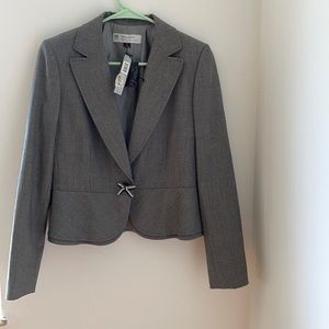 Tahari Arthur S. Levine grey blazer/ jacket